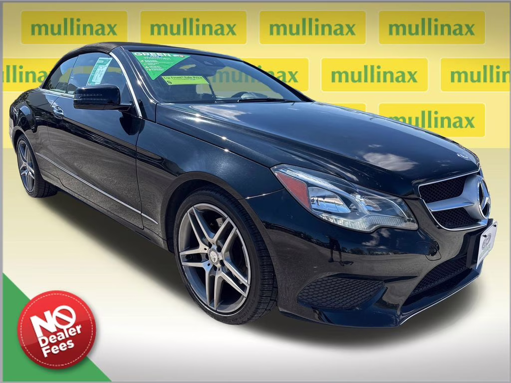 2015 Black Mercedes-Benz E-Class E 400 RWD Convertible