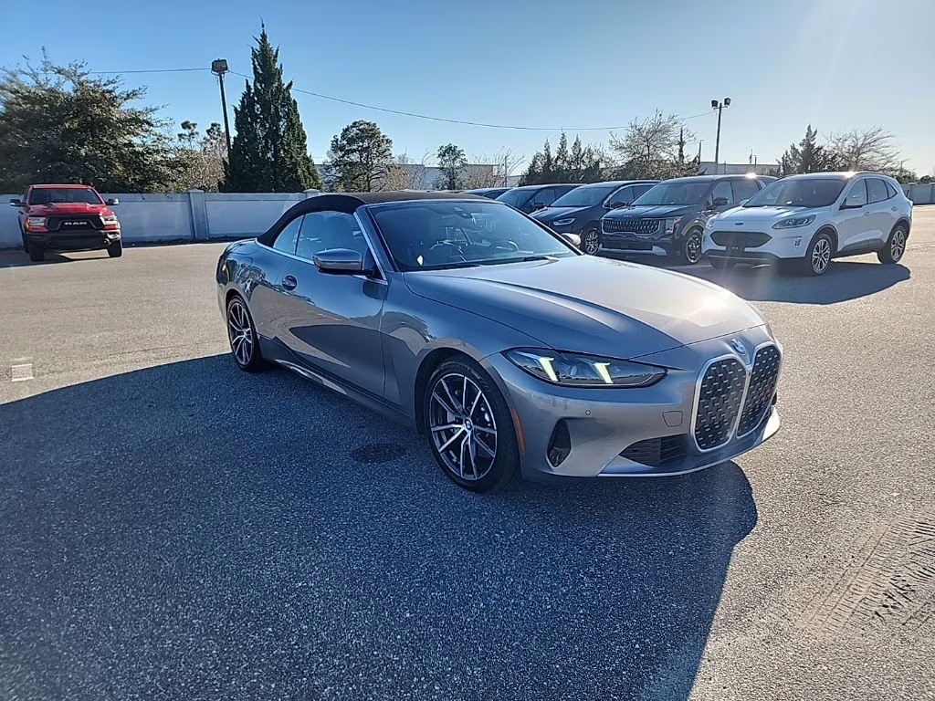 2025 Gray Metallic BMW 4 Series 430i RWD Convertible
