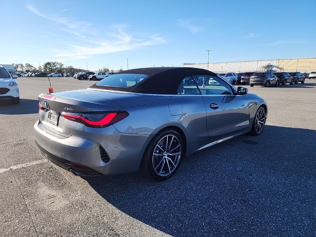 2025 Gray Metallic BMW 4 Series 430i RWD Convertible