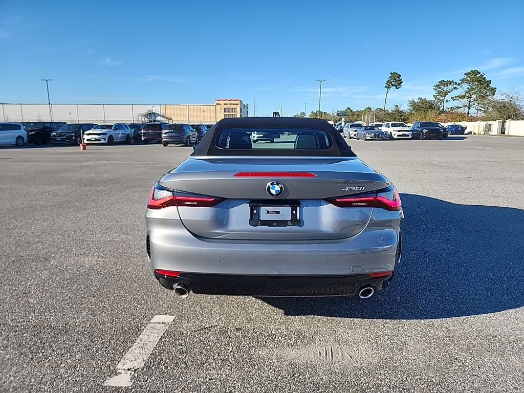2025 Gray Metallic BMW 4 Series 430i RWD Convertible