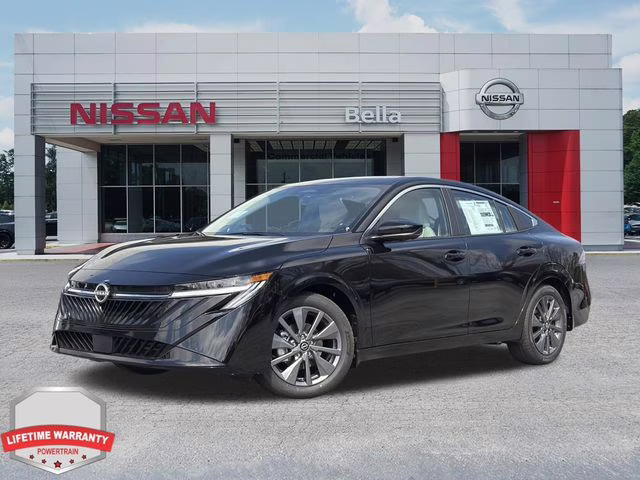 2026 Super Black Nissan Sentra SL FWD Sedan