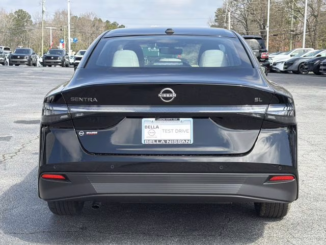 2026 Super Black Nissan Sentra SL FWD Sedan