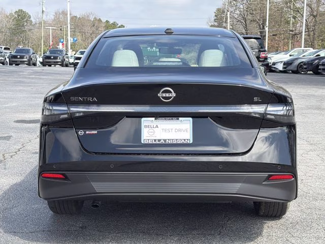 2026 Super Black Nissan Sentra SL FWD Sedan