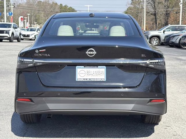 2026 Super Black Nissan Sentra SL FWD Sedan