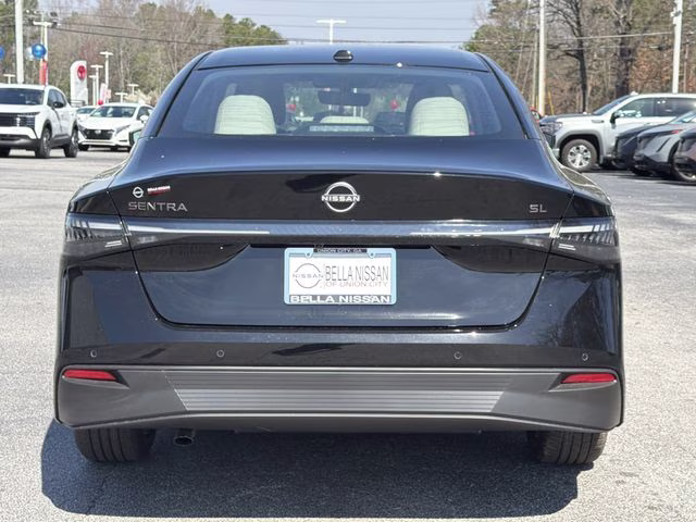 2026 Super Black Nissan Sentra SL FWD Sedan
