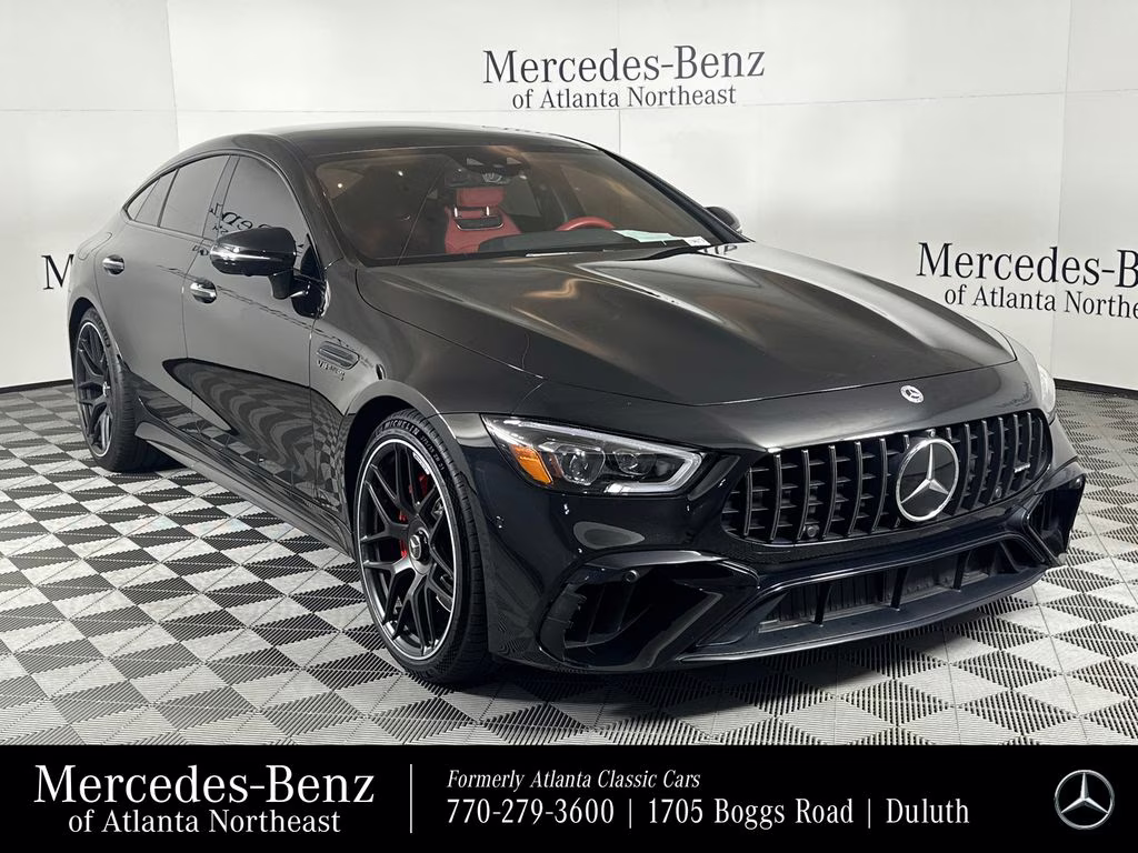 2023 Obsidian Black Metallic Mercedes-Benz AMG GT 63 Base AWD Hatchback