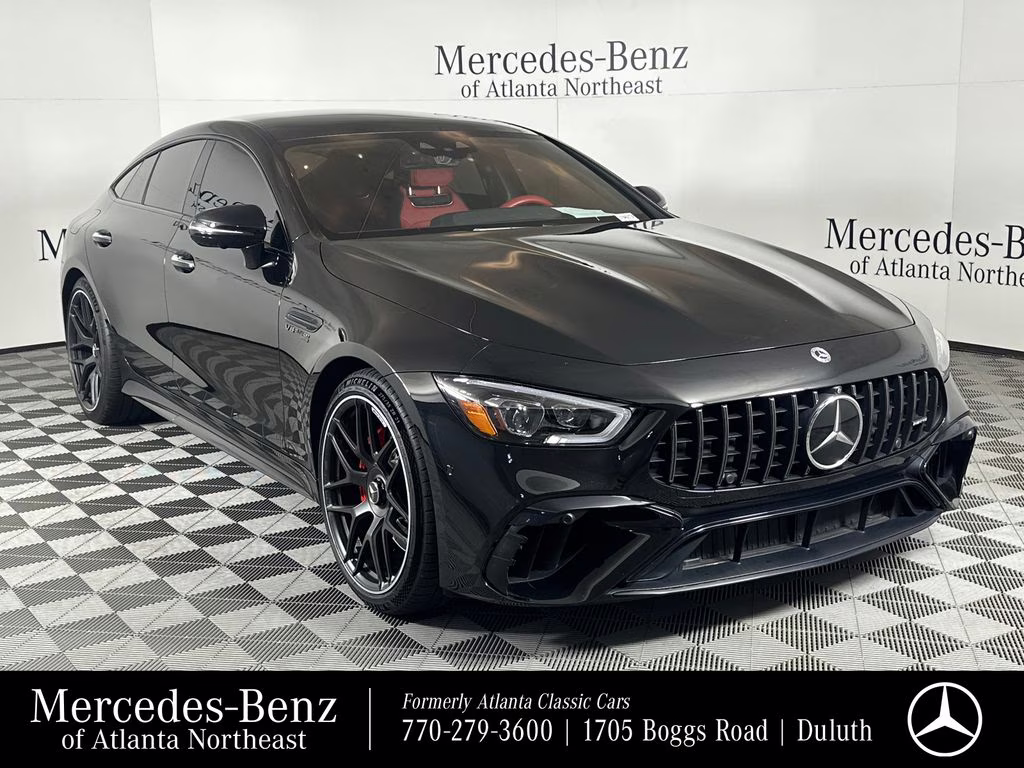 2023 Obsidian Black Metallic Mercedes-Benz AMG GT 63 Base AWD Hatchback