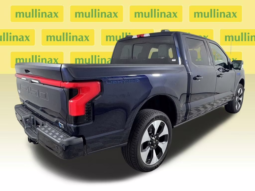 2025 Antimatter Blue Metallic Ford F-150 Lightning Platinum AWD Truck