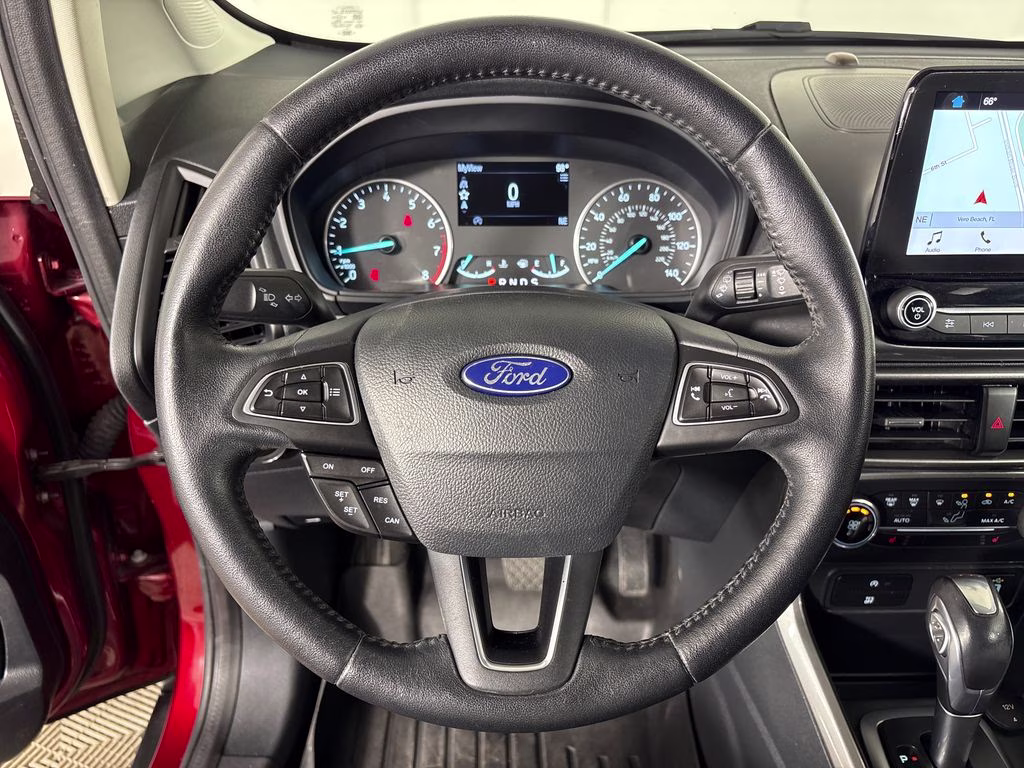 2019 Ruby Red Metallic Ford EcoSport SE FWD SUV