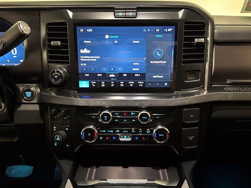 2026 Argon Blue Metallic Ford Super Duty F-250 SRW Platinum 4X4 Truck