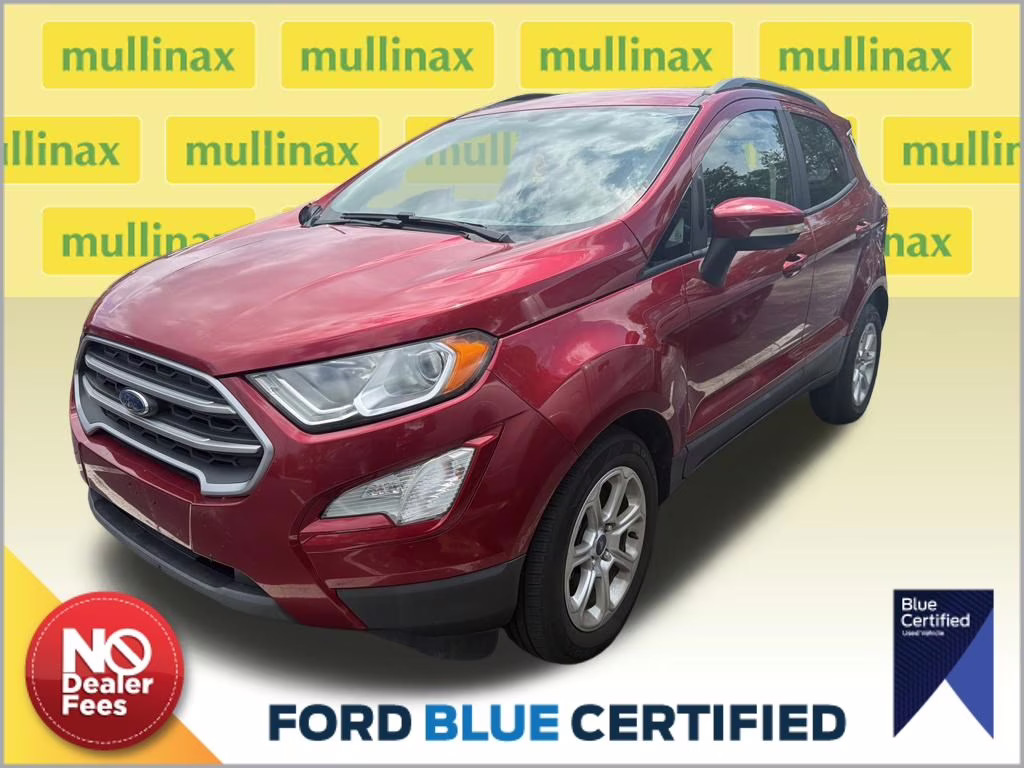 2019 Ruby Red Metallic Ford EcoSport SE FWD SUV