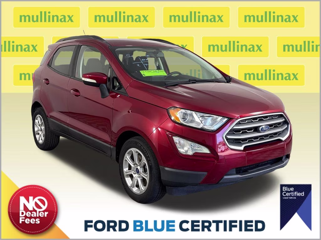 2019 Ruby Red Metallic Ford EcoSport SE FWD SUV