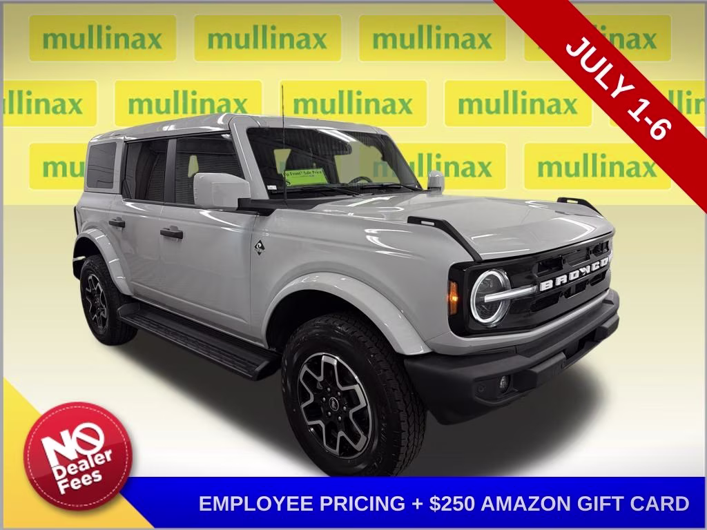 2026 AVALANCHE GRAY Ford Bronco Outer Banks 4X4 SUV