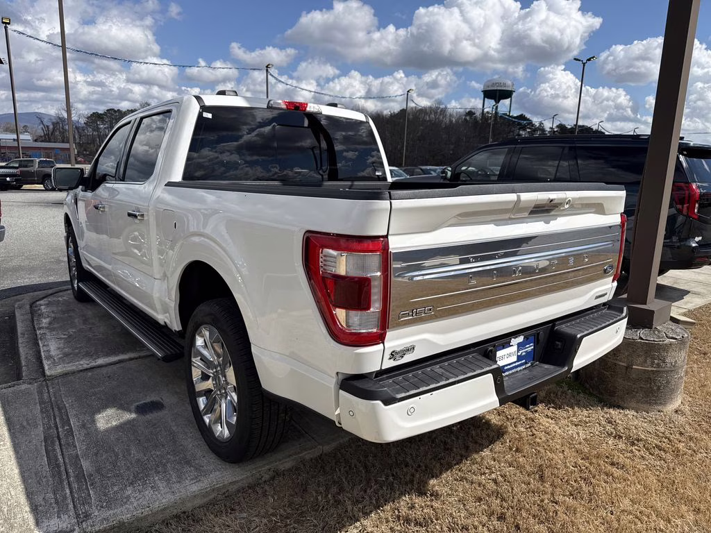 2022 Star White Metallic Tri-Coat Ford F-150 Limited 4X4 Truck