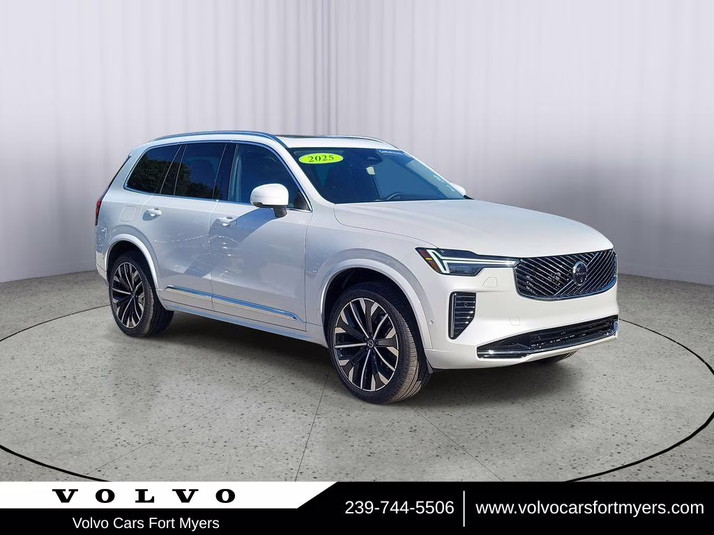 2025 Crystal White Pearl Volvo XC90 Plus AWD SUV