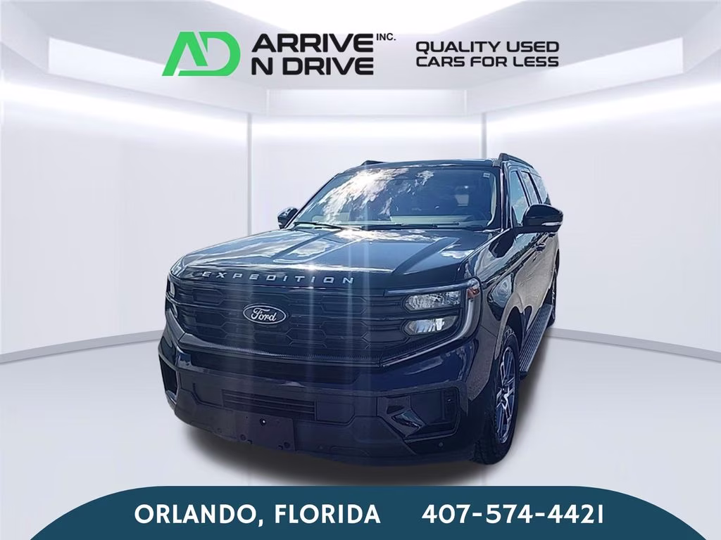 2025 Black Metallic Ford Expedition Max Active 4X4 SUV