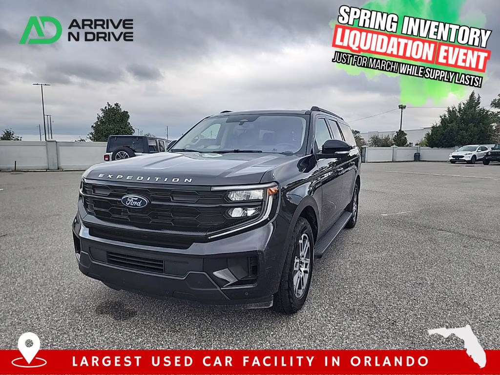 2025 Gray Metallic Ford Expedition Max Active 4X4 SUV