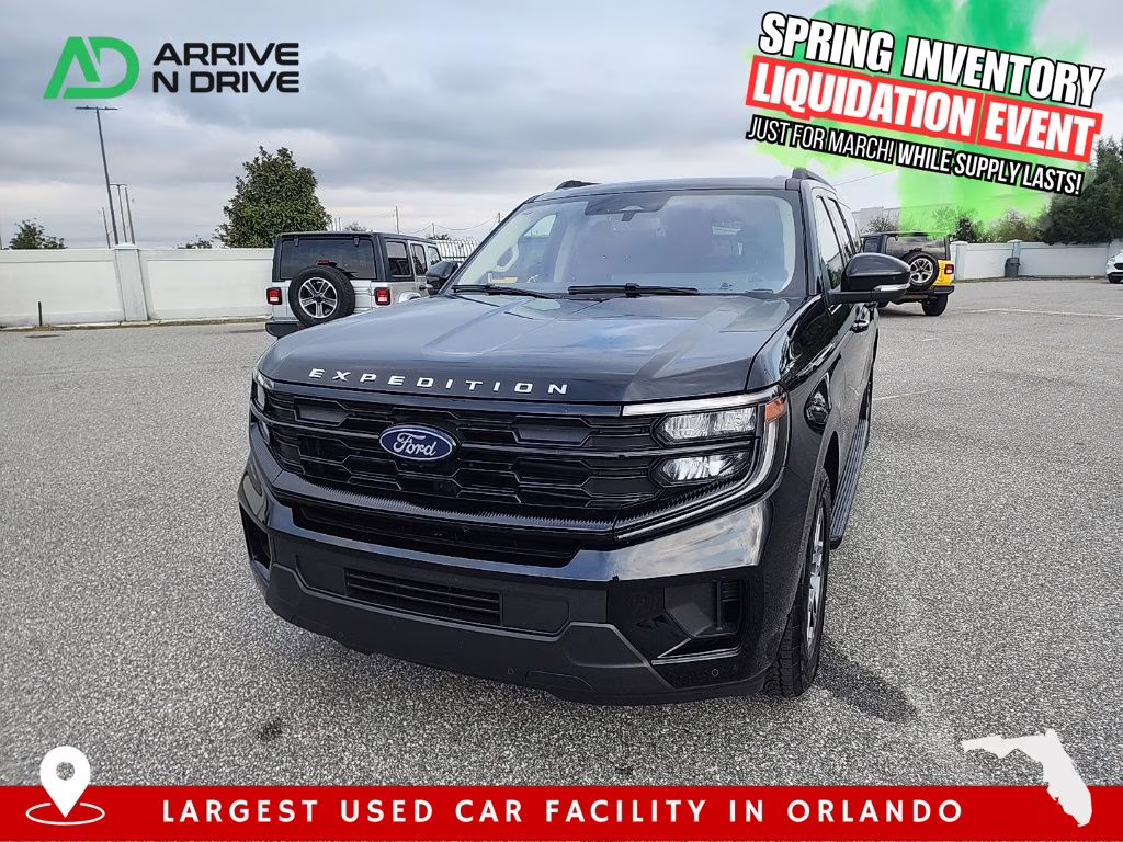2025 Black Metallic Ford Expedition Max Active 4X4 SUV