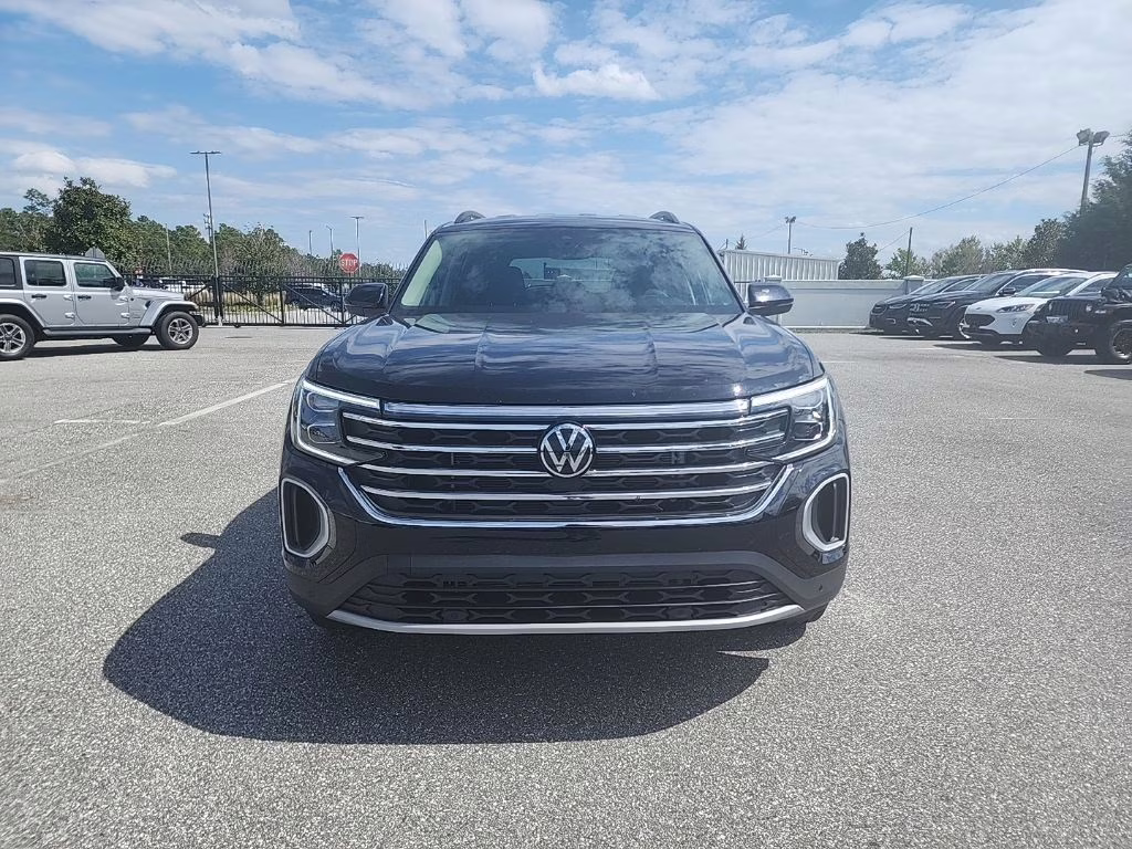 2025 Black Volkswagen Atlas 2.0T SE w/Technology FWD SUV