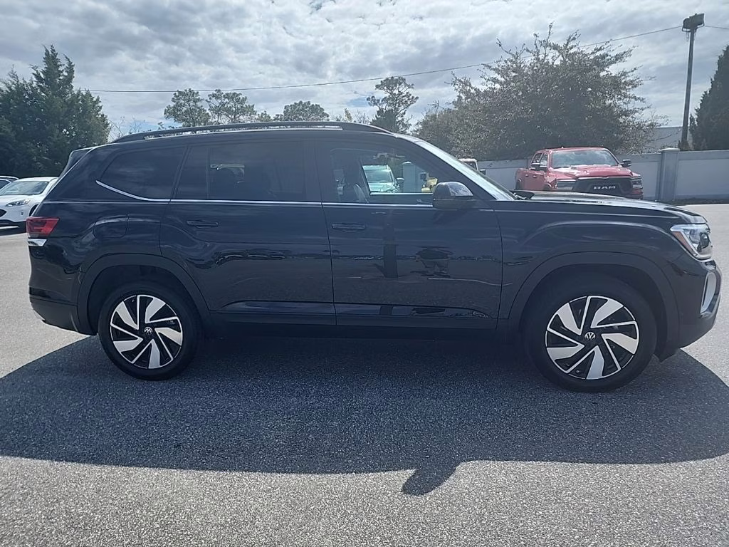 2025 Black Volkswagen Atlas 2.0T SE w/Technology FWD SUV