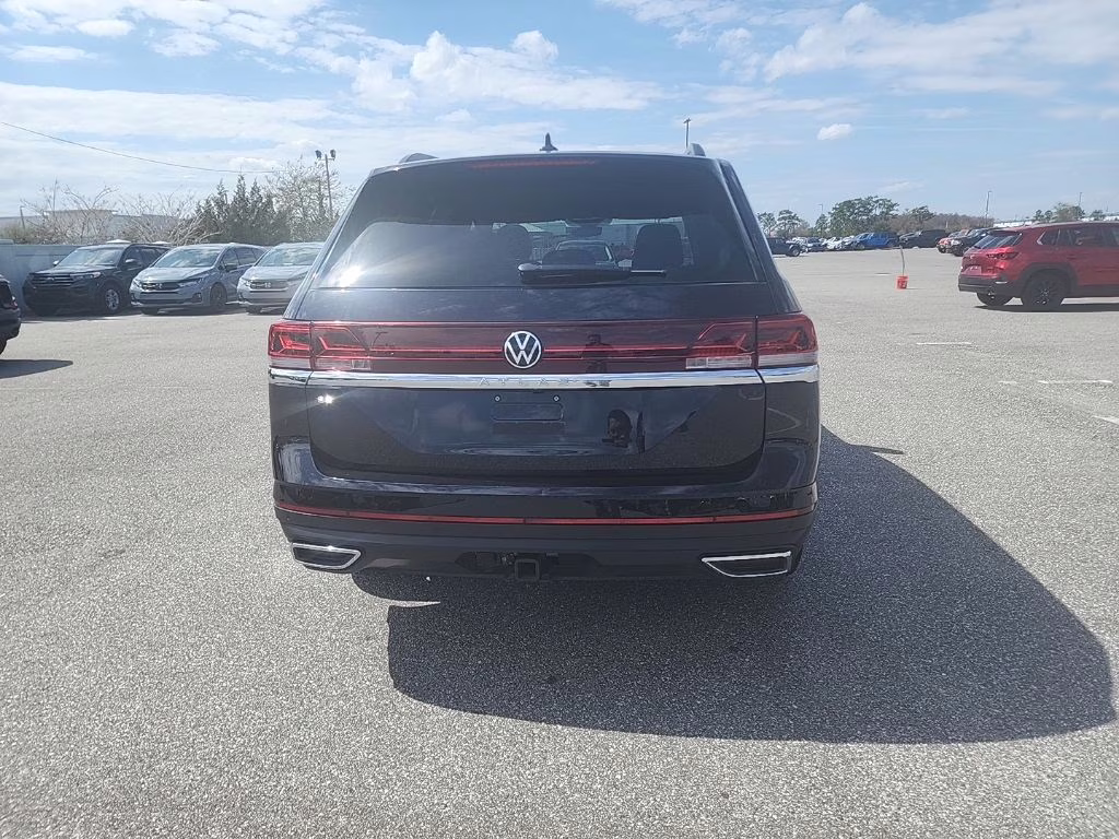 2025 Black Volkswagen Atlas 2.0T SE w/Technology FWD SUV