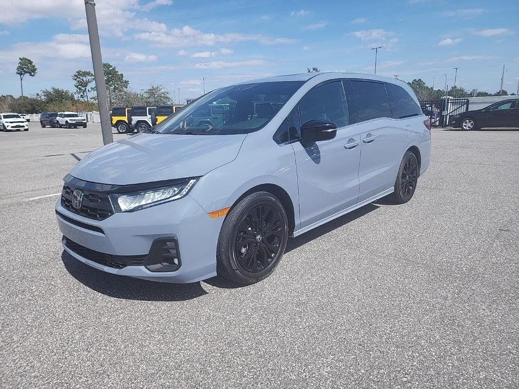 2025 Black Honda Odyssey Sport-L FWD Van