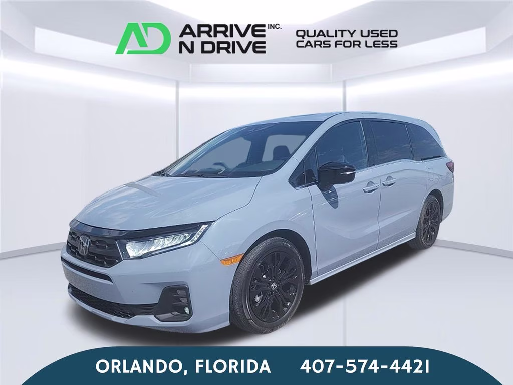 2025 Black Honda Odyssey Sport-L FWD Van