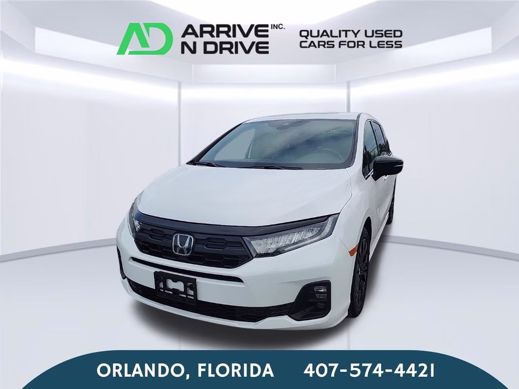 2025 white Honda Odyssey Sport-L FWD Van