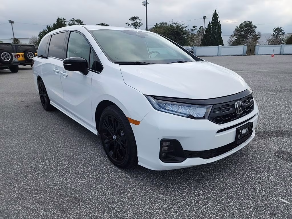 2025 white Honda Odyssey Sport-L FWD Van