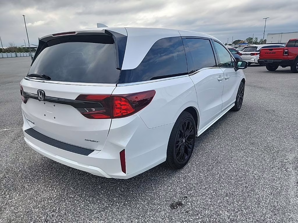 2025 white Honda Odyssey Sport-L FWD Van