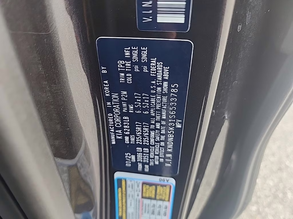 2025 Panthera Metal Kia Carnival LXS FWD Van
