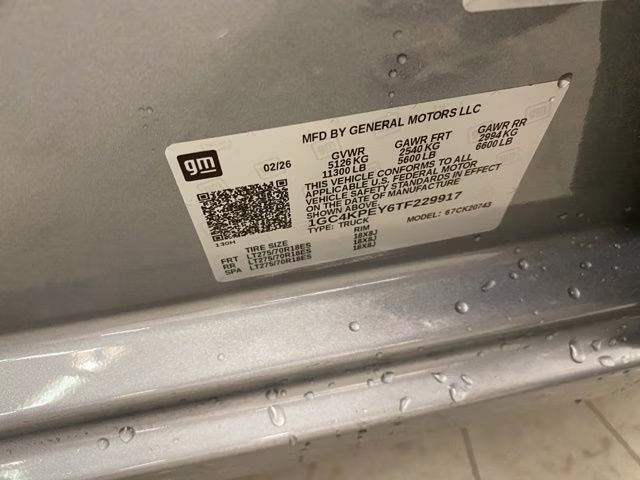2026 Sterling Gray Metallic Chevrolet Silverado 2500HD LTZ 4X4 Truck