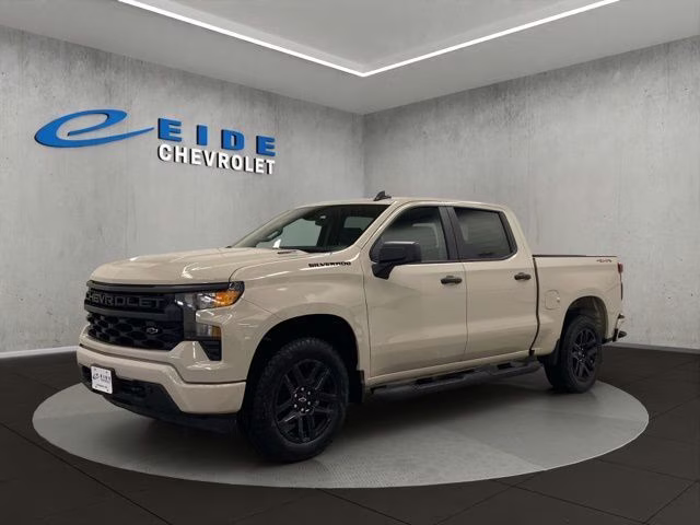 2026 Summit White Chevrolet Silverado 1500 Custom 4X4 Truck