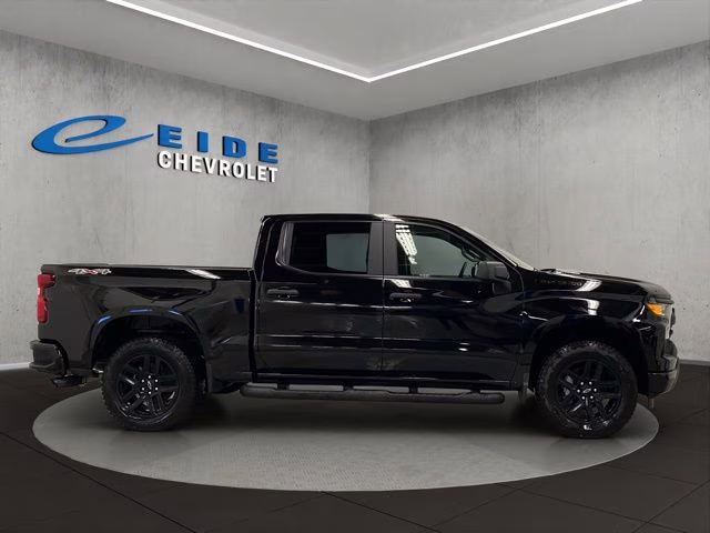 2026 Black Chevrolet Silverado 1500 Custom 4X4 Truck