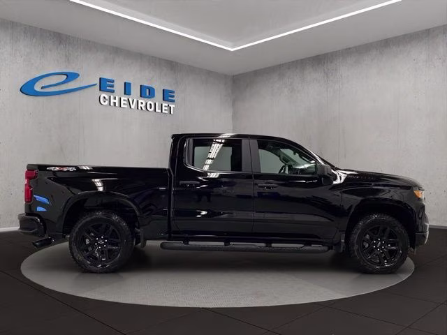 2026 Black Chevrolet Silverado 1500 Custom 4X4 Truck