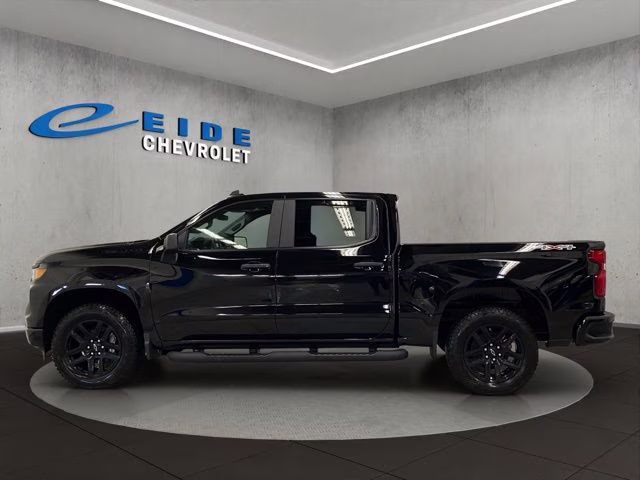 2026 Black Chevrolet Silverado 1500 Custom 4X4 Truck