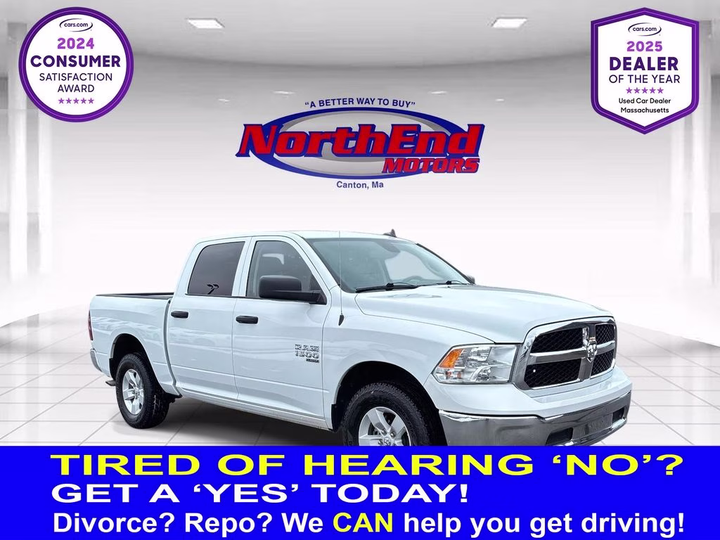 2023 Bright White Clearcoat Ram 1500 Classic SLT 4X4 Truck