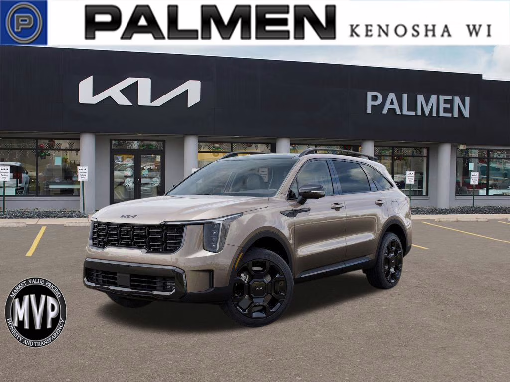 2026 Volcanic Sand Kia Sorento Hybrid X-Line SX Prestige AWD SUV