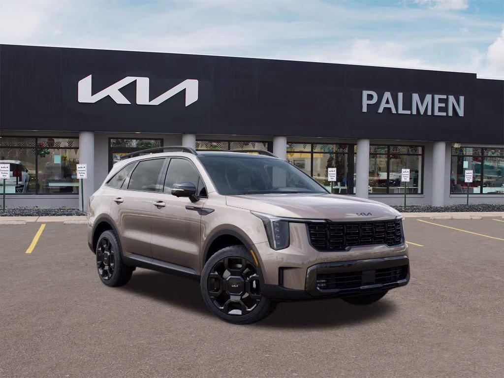 2026 Volcanic Sand Kia Sorento Hybrid X-Line SX Prestige AWD SUV