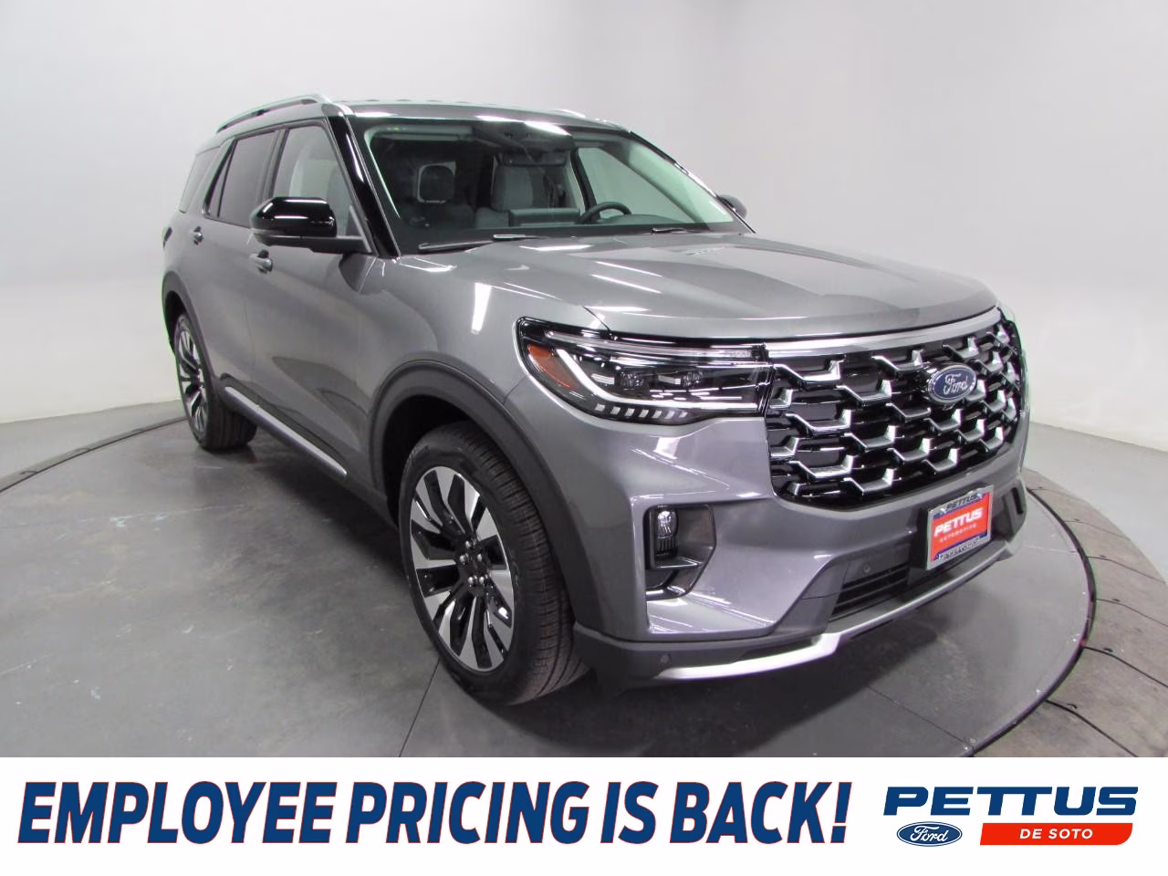 2026 Carbonized Gray Metallic Ford Explorer Platinum 4X4 SUV