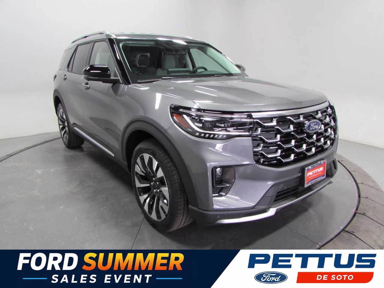 2026 Carbonized Gray Metallic Ford Explorer Platinum 4X4 SUV