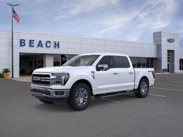 2026 White Metallic Ford F-150 Lariat 4X4 Truck