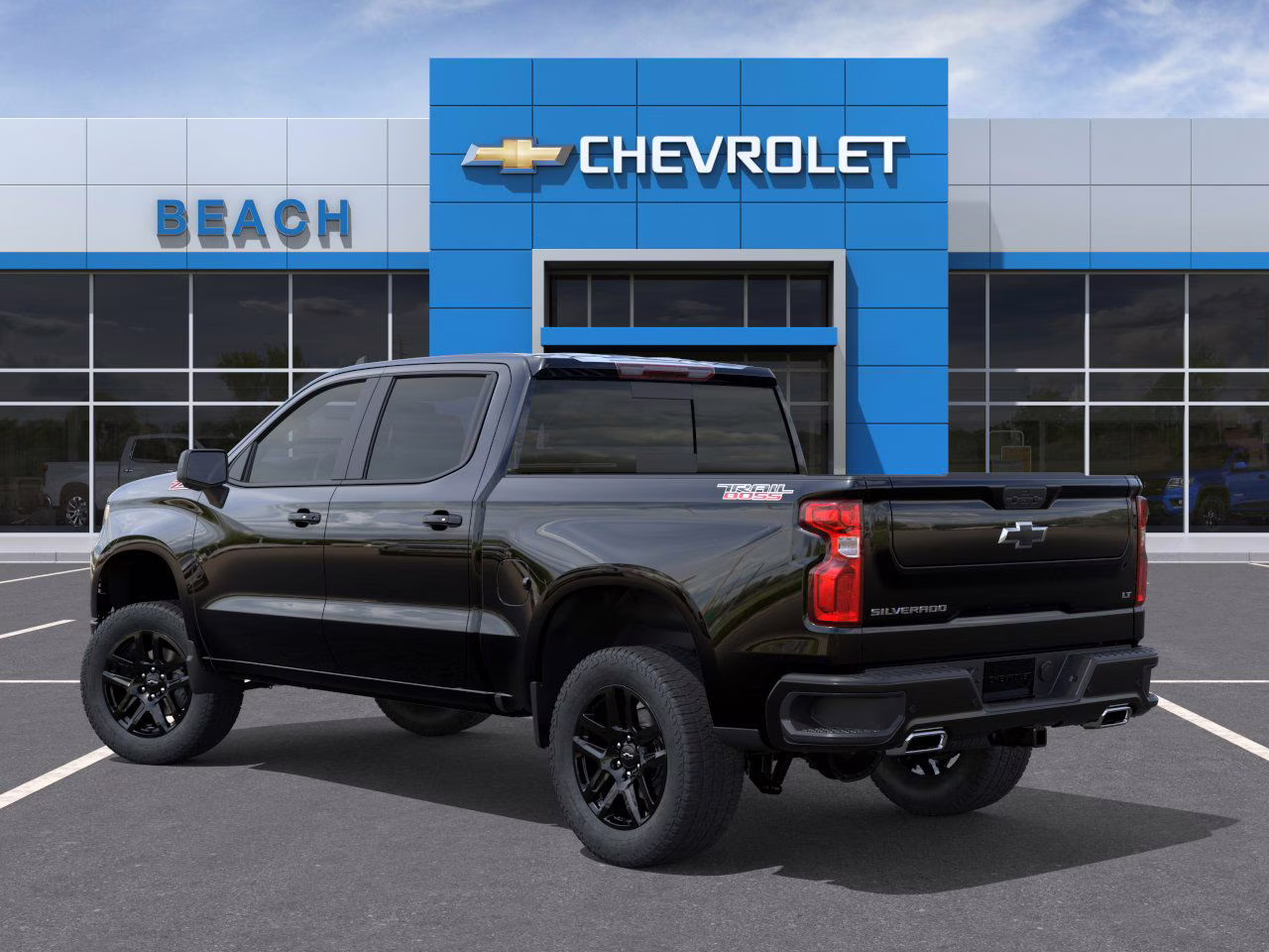 2026 Black Chevrolet Silverado 1500 LT Trail Boss 4X4 Truck