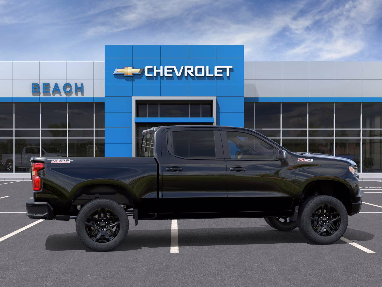 2026 Black Chevrolet Silverado 1500 LT Trail Boss 4X4 Truck