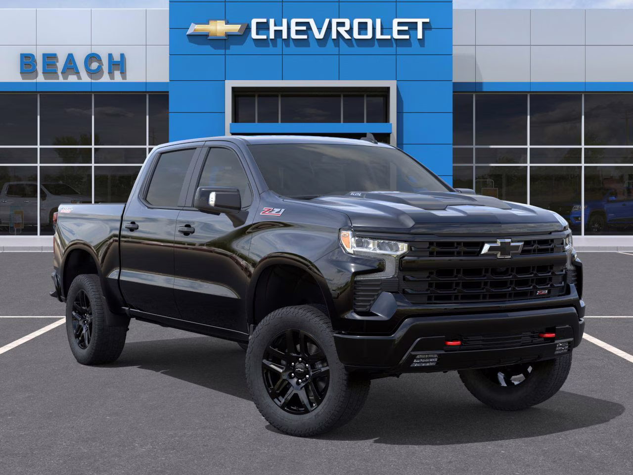 2026 Black Chevrolet Silverado 1500 LT Trail Boss 4X4 Truck