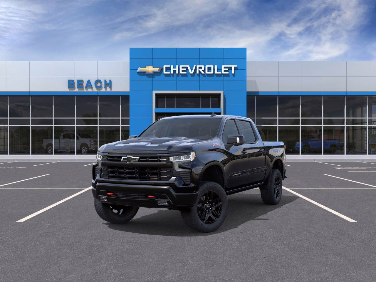 2026 Black Chevrolet Silverado 1500 LT Trail Boss 4X4 Truck