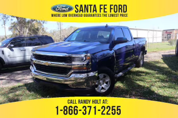 2016 Deep Ocean Blue Metallic Chevrolet Silverado 1500 LT 4X4 Truck