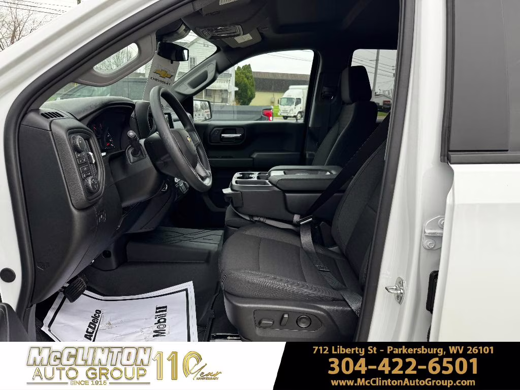 2026 Summit White Chevrolet Silverado Custom 4X4 Truck