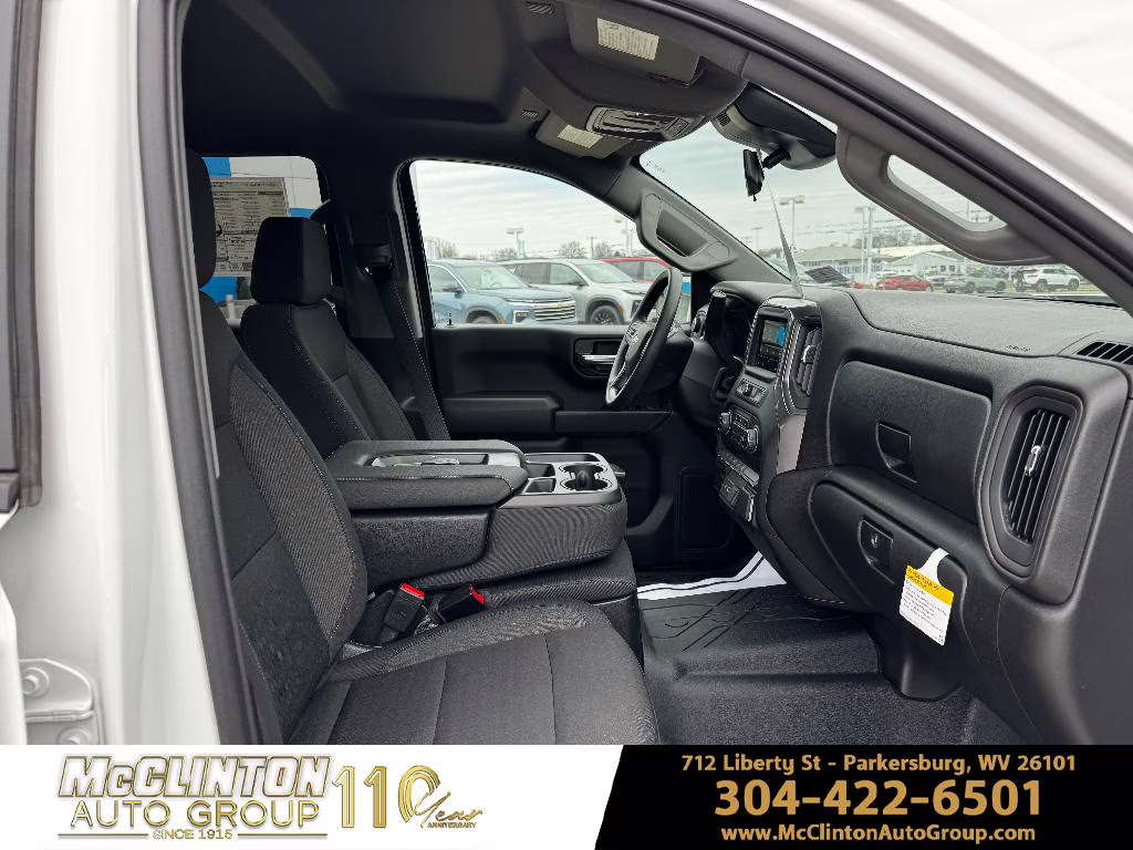 2026 Summit White Chevrolet Silverado Custom 4X4 Truck