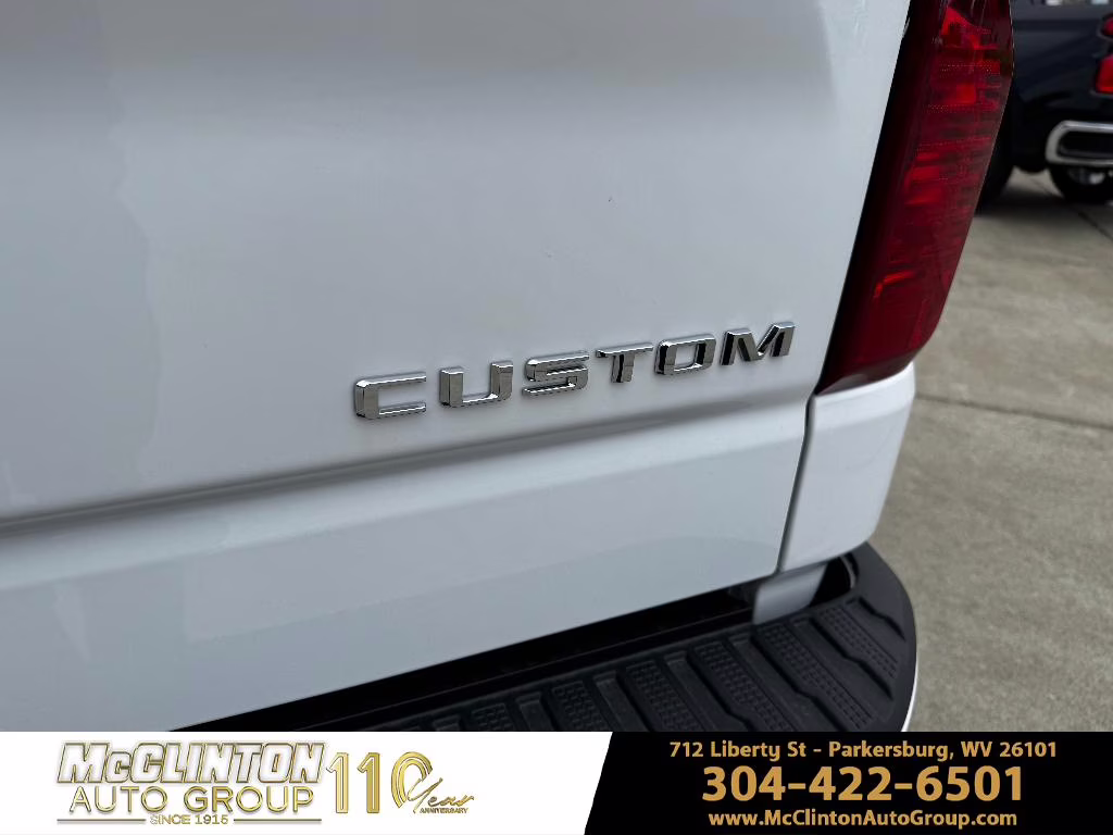 2026 Summit White Chevrolet Silverado Custom 4X4 Truck